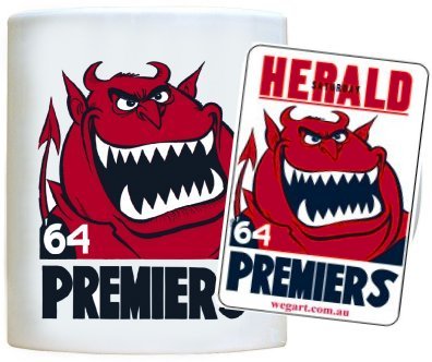 Melbourne 1964 Premiership Mug WITH FREE FRIDGE MAGNET